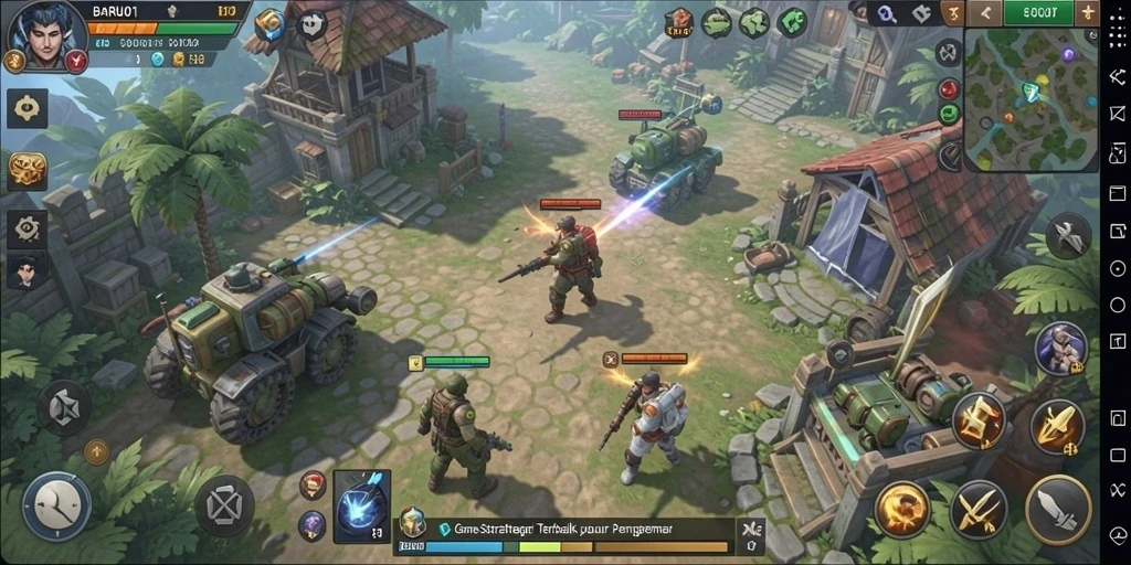 Tampilan menarik dari gameplay BARU01 yang memukau.