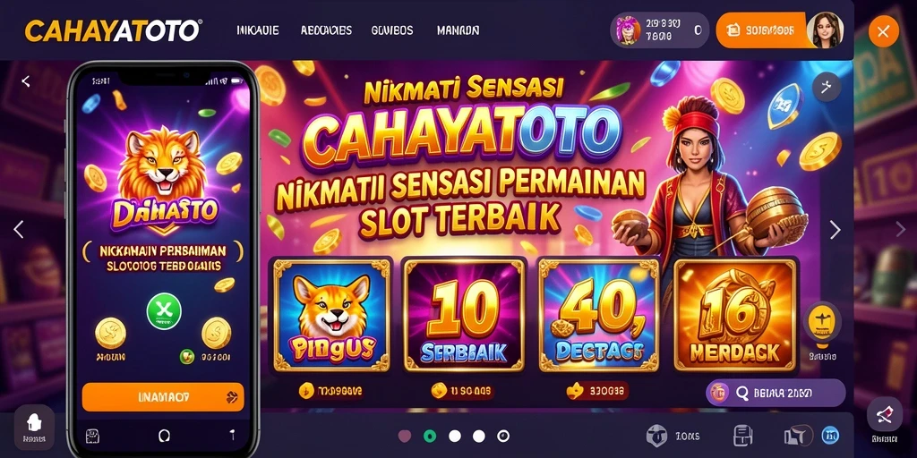 Tampilan gameplay CAHAYATOTO yang menarik dan penuh warna.