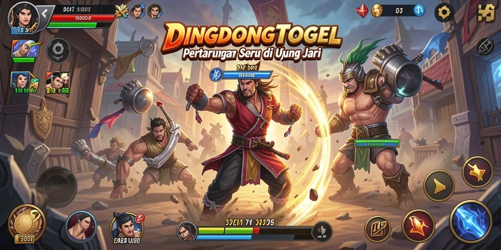 Tampilan gameplay DINGDONGTOGEL yang mendebarkan dan penuh aksi.
