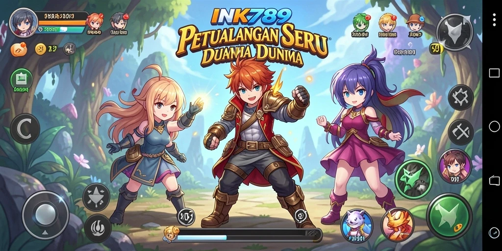 Tampilan gameplay <strong>INK789</strong> yang dinamis dan penuh aksi.