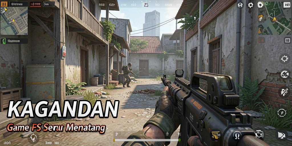 Tampilan menarik dari gameplay KAGANDAN di medan perang.