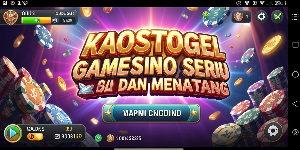 Tampilan gameplay KAOSTOGEL yang menarik dan mengasyikkan.