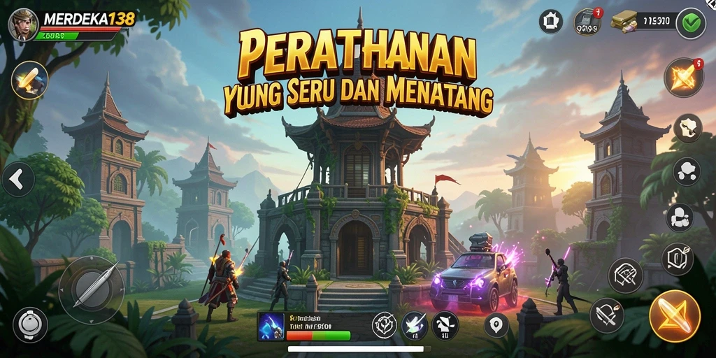 Gameplay MENARAH yang seru di MERDEKA138.