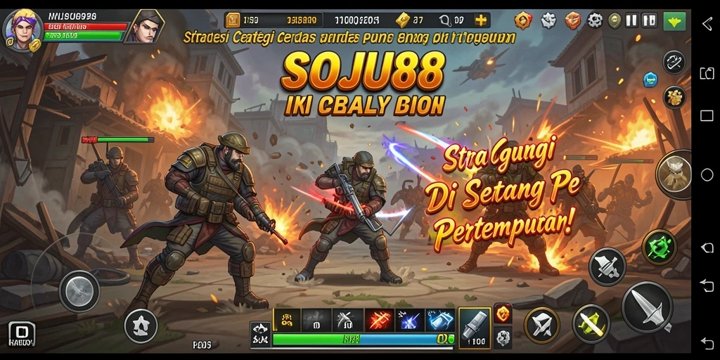 Tampilan gameplay SOJU88 yang penuh strategi dan taktik.