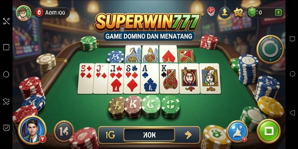 Tampilan gameplay seru dari SUPERWIN777 dengan efek visual menarik.