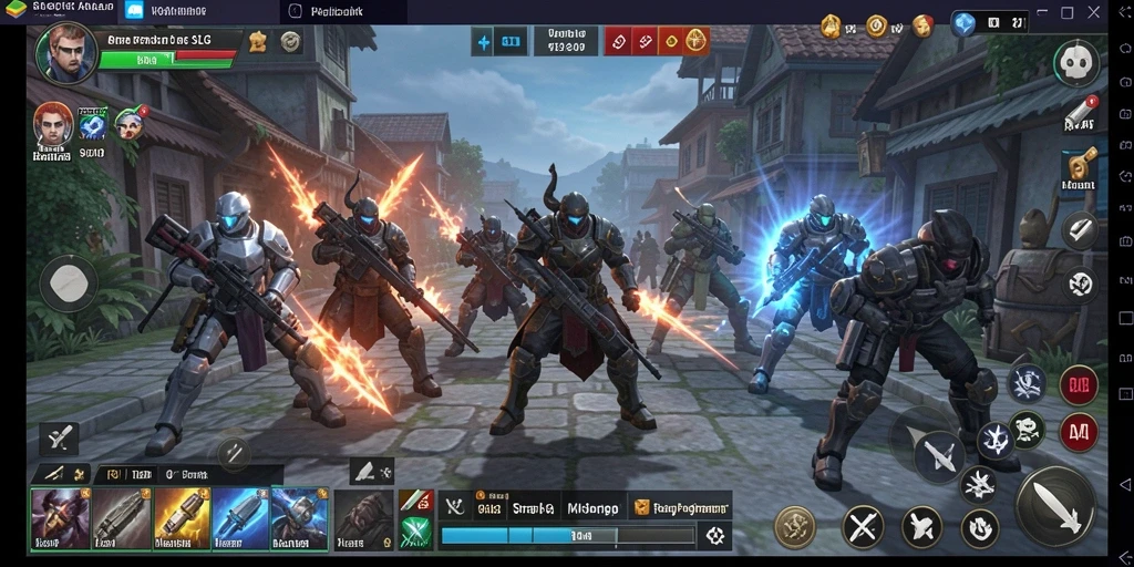 Tampilan gameplay V21 yang strategis dan menarik.