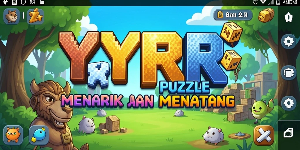 Gameplay YYRR yang seru dan menantang puzzle.